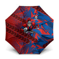 Newcastle Knights Rugby Umbrella Fierce Mascot Geometric Tribal Art