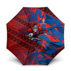Newcastle Knights Rugby Umbrella Fierce Mascot Geometric Tribal Art