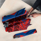 Newcastle Knights Rugby Umbrella Fierce Mascot Geometric Tribal Art