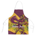 Brisbane Broncos Apron Golden Wattle Floral Polynesian - Australian Flower - Rugby Mascot