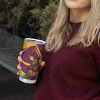 Brisbane Broncos Tumbler Cup Golden Wattle Floral Polynesian - Australian Flower - Rugby Mascot