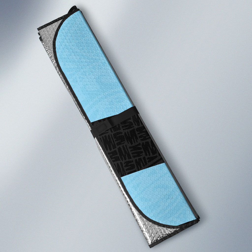 Cronulla Sutherland Sharks Auto Sun Shade Golden Wattle Floral Polynesian - Australian Flower - Rugby Mascot