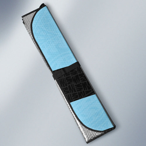 Cronulla Sutherland Sharks Auto Sun Shade Golden Wattle Floral Polynesian - Australian Flower - Rugby Mascot