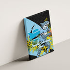 Cronulla Sutherland Sharks Canvas Wall Art Golden Wattle Floral Polynesian - Australian Flower - Rugby Mascot