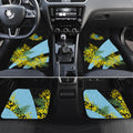 Cronulla Sutherland Sharks Car Mats Golden Wattle Floral Polynesian - Australian Flower - Rugby Mascot
