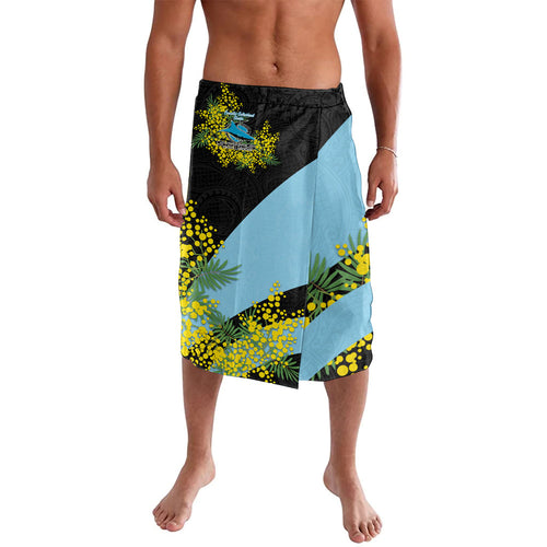 Cronulla Sutherland Sharks Lavalava Golden Wattle Floral Polynesian - Australian Flower - Rugby Mascot