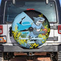 Cronulla Sutherland Sharks Spare Tire Cover Golden Wattle Floral Polynesian - Australian Flower - Rugby Mascot