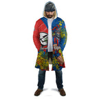Newcastle Knights Cloak Golden Wattle Floral Polynesian - Australian Flower - Rugby Mascot
