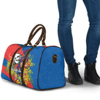 Newcastle Knights Travel Bag Golden Wattle Floral Polynesian - Australian Flower - Rugby Mascot