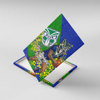 New Zealand Warriors Canvas Wall Art Golden Wattle Floral Polynesian - Australian Flower - Rugby Mascot