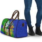 New Zealand Warriors Travel Bag Golden Wattle Floral Polynesian - Australian Flower - Rugby Mascot