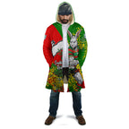 South Sydney Rabbitohs Cloak Golden Wattle Floral Polynesian - Australian Flower - Rugby Mascot