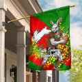 South Sydney Rabbitohs Garden Flag Golden Wattle Floral Polynesian - Australian Flower - Rugby Mascot