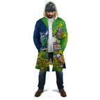 Canberra Raiders Cloak Golden Wattle Floral Polynesian - Australian Flower - Rugby Mascot