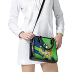 Canberra Raiders Shoulder Handbag Golden Wattle Floral Polynesian - Australian Flower - Rugby Mascot