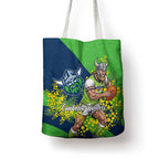 Canberra Raiders Tote Bag Golden Wattle Floral Polynesian - Australian Flower - Rugby Mascot