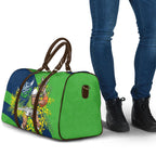 Canberra Raiders Travel Bag Golden Wattle Floral Polynesian - Australian Flower - Rugby Mascot