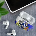 Canterbury Bankstown Bulldogs AirPods Case Golden Wattle Floral Polynesian - Australian Flower - Rugby Mascot