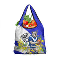 Canterbury Bankstown Bulldogs Grocery Bag Golden Wattle Floral Polynesian - Australian Flower - Rugby Mascot