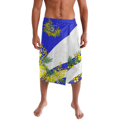 Canterbury Bankstown Bulldogs Lavalava Golden Wattle Floral Polynesian - Australian Flower - Rugby Mascot