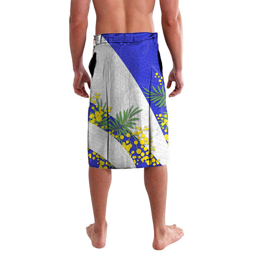 Canterbury Bankstown Bulldogs Lavalava Golden Wattle Floral Polynesian - Australian Flower - Rugby Mascot