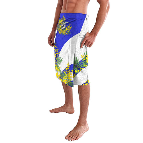 Canterbury Bankstown Bulldogs Lavalava Golden Wattle Floral Polynesian - Australian Flower - Rugby Mascot