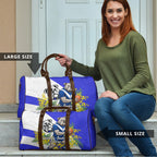 Canterbury Bankstown Bulldogs Travel Bag Golden Wattle Floral Polynesian - Australian Flower - Rugby Mascot