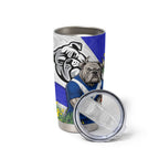 Canterbury Bankstown Bulldogs Tumbler Cup Golden Wattle Floral Polynesian - Australian Flower - Rugby Mascot