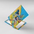 Gold Coast Titans Canvas Wall Art Golden Wattle Floral Polynesian - Australian Flower - Rugby Mascot