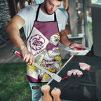 Manly Warringah Sea Eagles Apron Golden Wattle Floral Polynesian - Australian Flower - Rugby Mascot