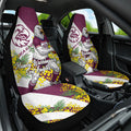 Manly Warringah Sea Eagles Car Seat Cover Golden Wattle Floral Polynesian - Australian Flower - Rugby Mascot