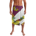 Manly Warringah Sea Eagles Lavalava Golden Wattle Floral Polynesian - Australian Flower - Rugby Mascot