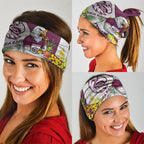 Manly Warringah Sea Eagles Neck Gaiter Golden Wattle Floral Polynesian - Australian Flower - Rugby Mascot