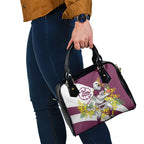 Manly Warringah Sea Eagles Shoulder Handbag Golden Wattle Floral Polynesian - Australian Flower - Rugby Mascot