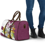 Manly Warringah Sea Eagles Travel Bag Golden Wattle Floral Polynesian - Australian Flower - Rugby Mascot