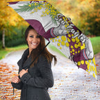 Manly Warringah Sea Eagles Umbrella Golden Wattle Floral Polynesian - Australian Flower - Rugby Mascot