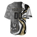 Personalised Collingwood Magpies Baseball Jersey Trippy Psychedelic Abstract Art Mascot Football Fans