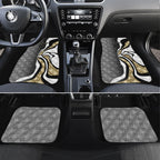 Personalised Collingwood Magpies Car Mats Trippy Psychedelic Abstract Art Mascot Football Fans
