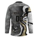 Personalised Collingwood Magpies Hockey Jersey Trippy Psychedelic Abstract Art Mascot Football Fans