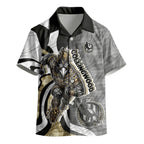 Personalised Collingwood Magpies Kid Hawaiian Shirt Trippy Psychedelic Abstract Art Mascot Football Fans