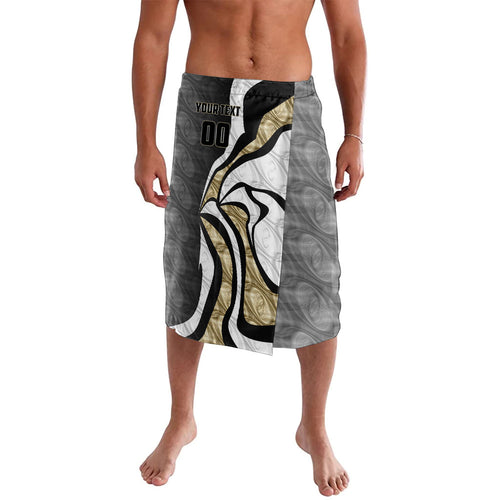Personalised Collingwood Magpies Lavalava Trippy Psychedelic Abstract Art Mascot Football Fans