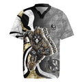 Personalised Collingwood Magpies Rugby Jersey Trippy Psychedelic Abstract Art Mascot Football Fans