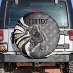 Personalised Collingwood Magpies Spare Tire Cover Trippy Psychedelic Abstract Art Mascot Football Fans