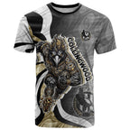 Personalised Collingwood Magpies T Shirt Trippy Psychedelic Abstract Art Mascot Football Fans