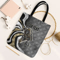 Personalised Collingwood Magpies Tote Bag Trippy Psychedelic Abstract Art Mascot Football Fans