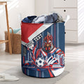 Personalised Sydney Roosters City Of Rugby Laundry Basket Sydney City Skyline Illustration Dynamic Sport Fan