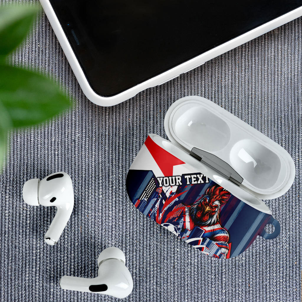 Personalised Sydney Roosters City Of Rugby AirPods Case Sydney City Skyline Illustration Dynamic Sport Fan