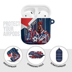Personalised Sydney Roosters City Of Rugby AirPods Case Sydney City Skyline Illustration Dynamic Sport Fan