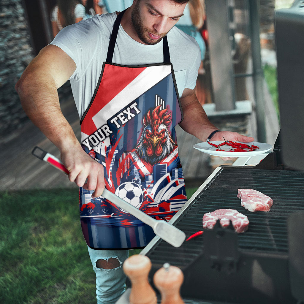 Personalised Sydney Roosters City Of Rugby Apron Sydney City Skyline Illustration Dynamic Sport Fan