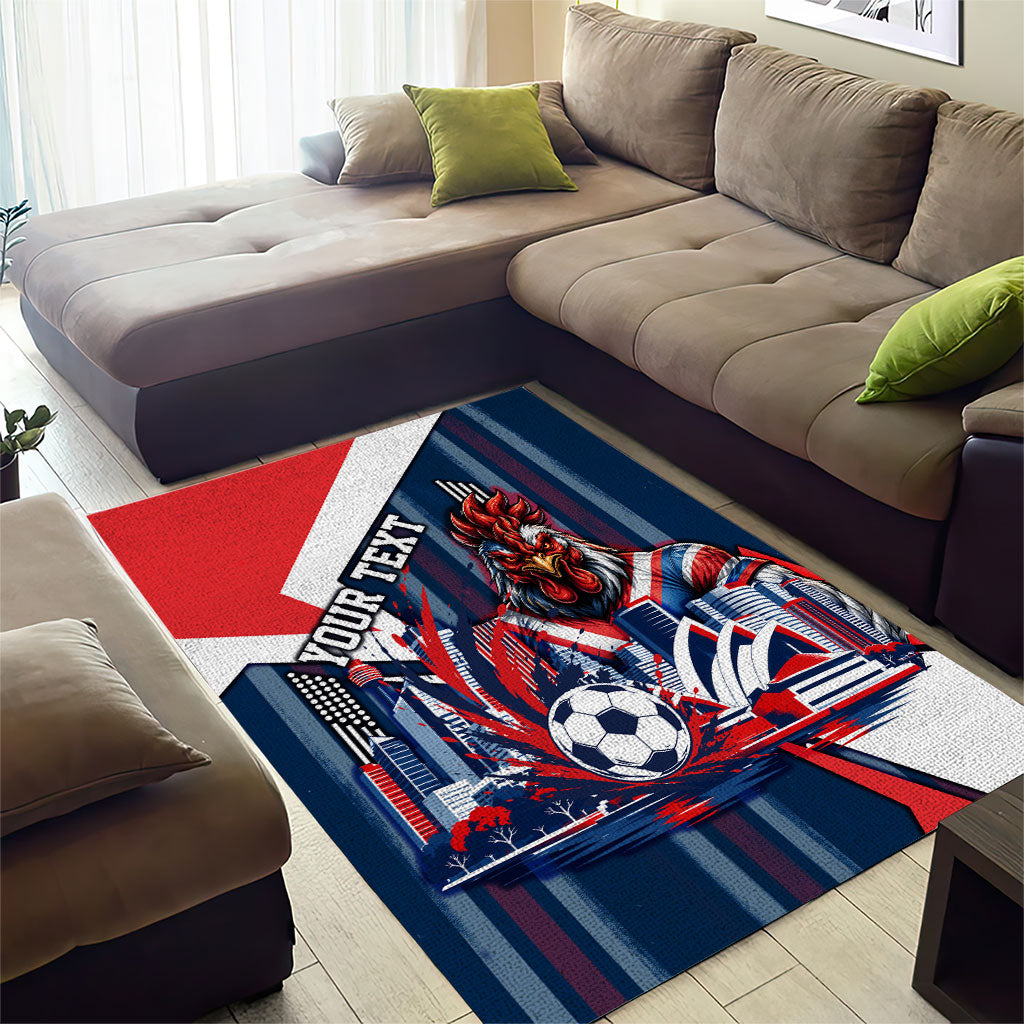 Personalised Sydney Roosters City Of Rugby Area Rug Sydney City Skyline Illustration Dynamic Sport Fan